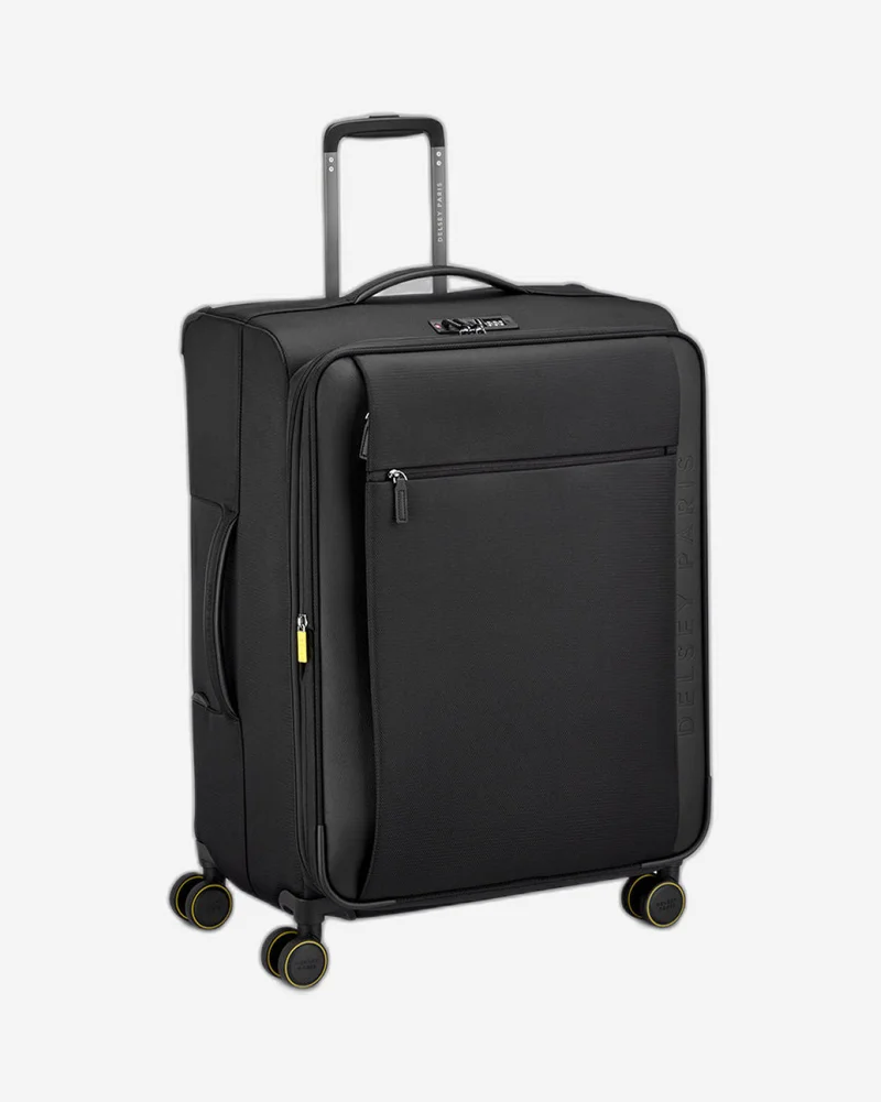 ديلسي _باريس montmartre 3.0, 70 cm 4 double wheeled expandable check-in trolley case - black